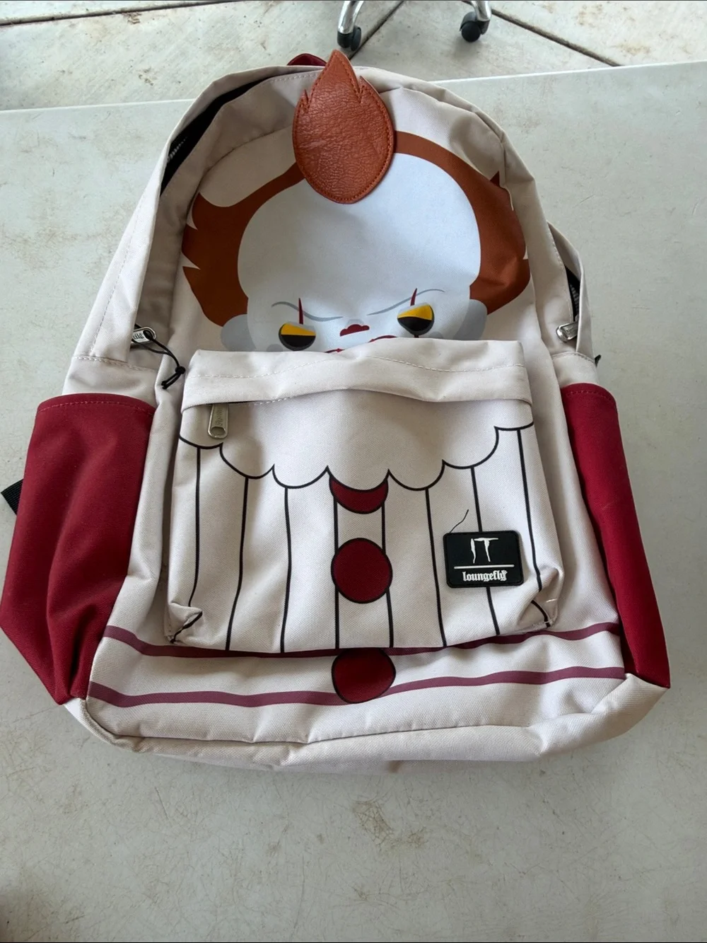 Loungefly IT Pennywise Chibi Cosplay Nylon Backpack